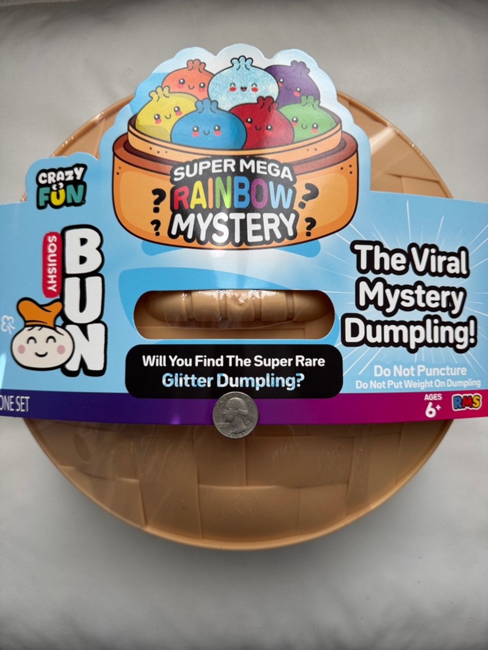 ULTRA RARE GIANT SUPER MEGA Dumpling Rainbow Mystery Squishy Bun 8lb SHIPS TODAY